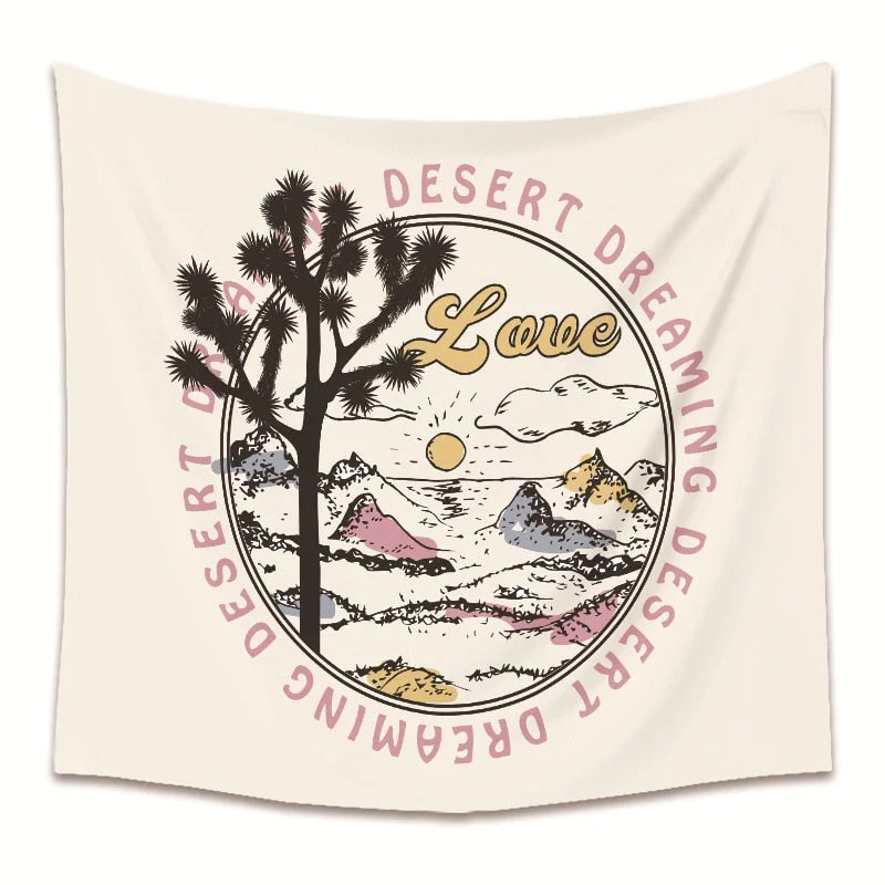 ins Simple Sun Moon Butterfly Series Tapestry Bohemian Background Cloth Small Fresh Wall Cloth Tapestry Creative Abstract Art