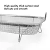 Stainless Steel French Fries Basket Square Frying Colander Air Fryer Accessories