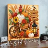 Thanksgiving Day DIY 5D Diamond Painting Kit with Frame 25x25cm