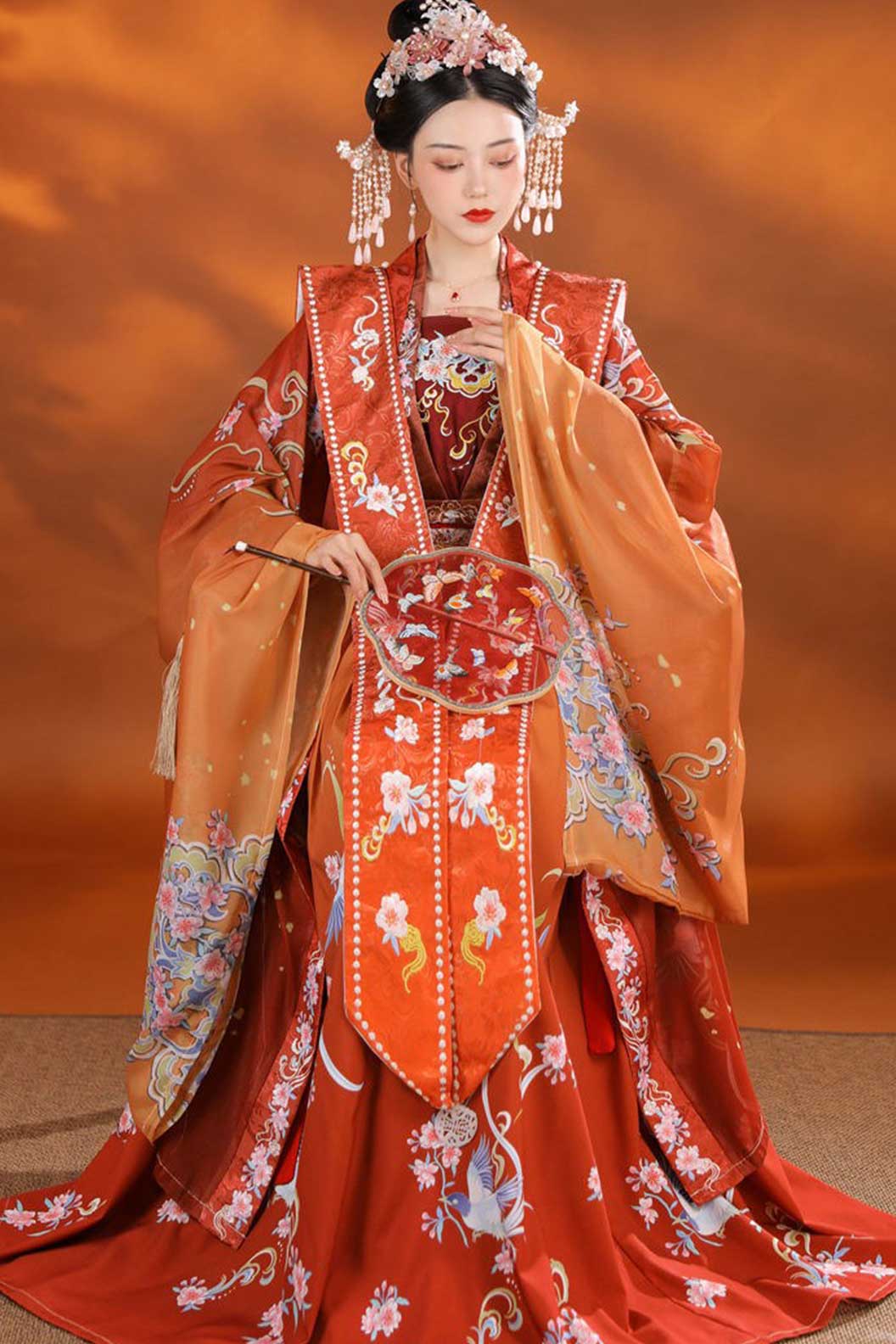 Song dynasty hanfu qiyao ruqun with peaceful joy- qingpingle 清平乐 Stupa Stones