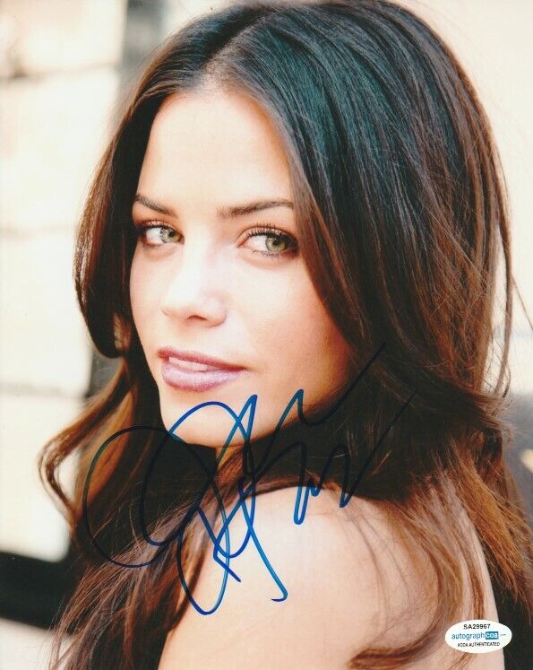 *SEXY* JENNA DEWAN-TATUM SIGNED 8x10 Photo Poster painting! STEP UP / WORLD OF DANCE ACOA COA