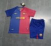 Joyfball 2008/2009 Kids Size Retro Barcelona Home Football Shirt 1:1 Thai Quality