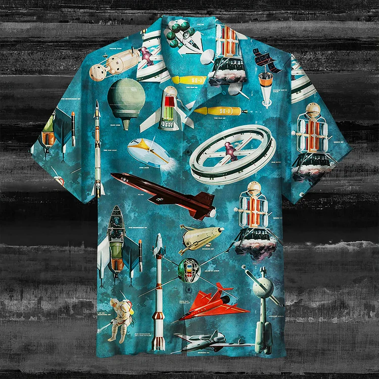 Space Posters| Unisex Hawaiian Shirt