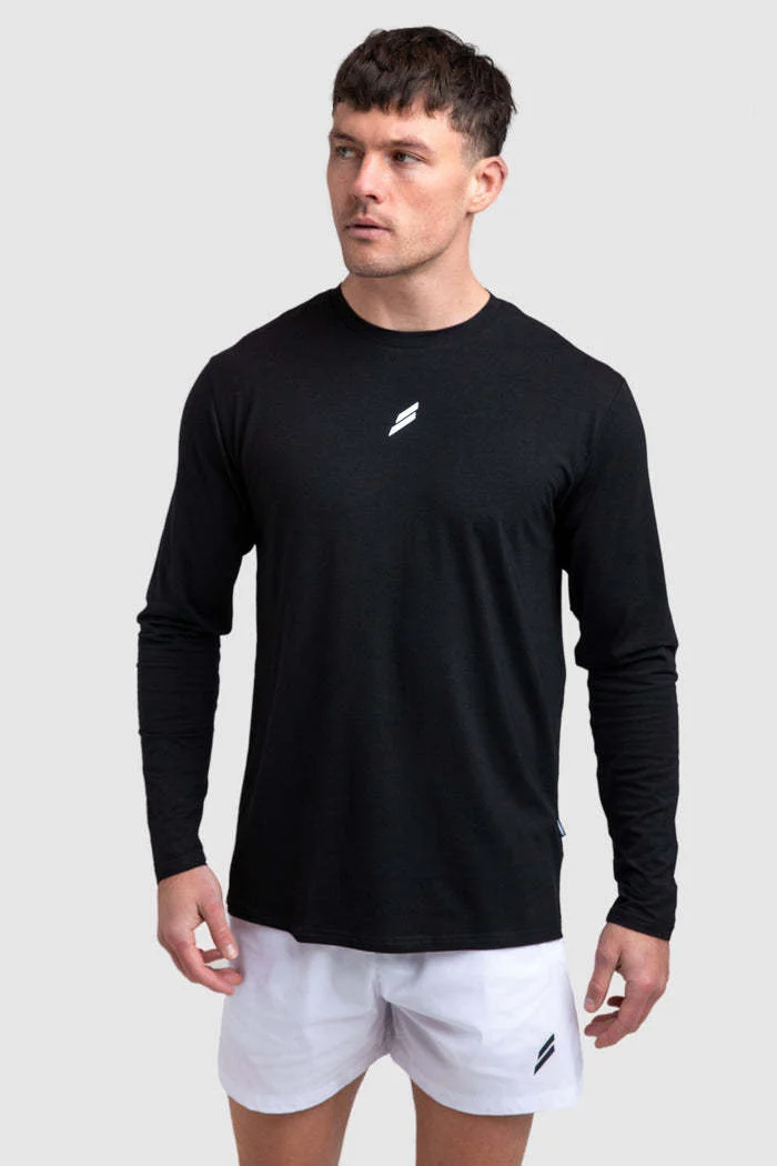 Hot Selling New Fitness Long Sleeved Outdoor Running Workout Mens Casual Slim Bottoming Shirt