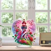 DIY Rose Lighthouse Special Shape Diamond Painting Acrylic Desktop Ornaments
