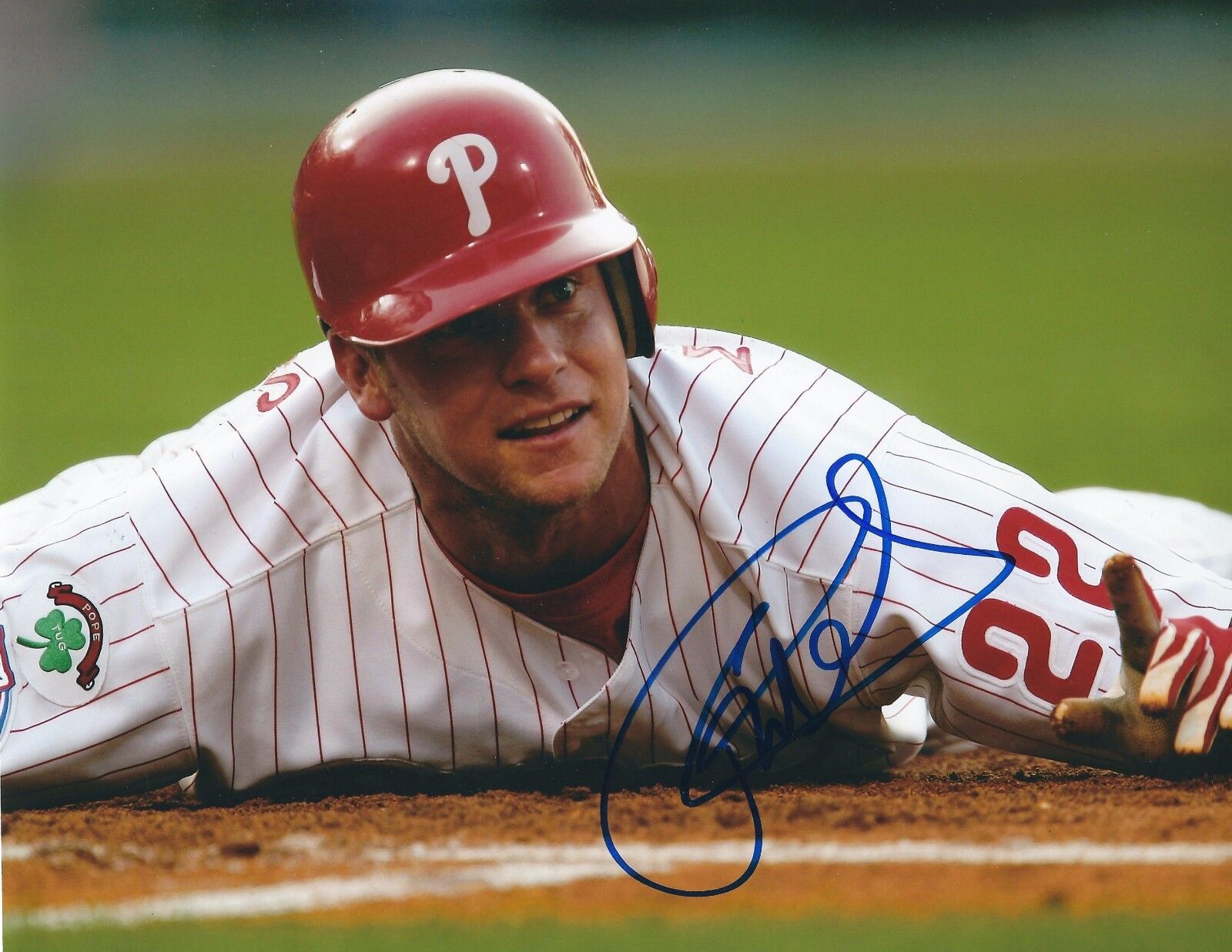 Signed 8x10 JASON MICHAELS Philadelphia Phillies Autographed Photo Poster painting - COA