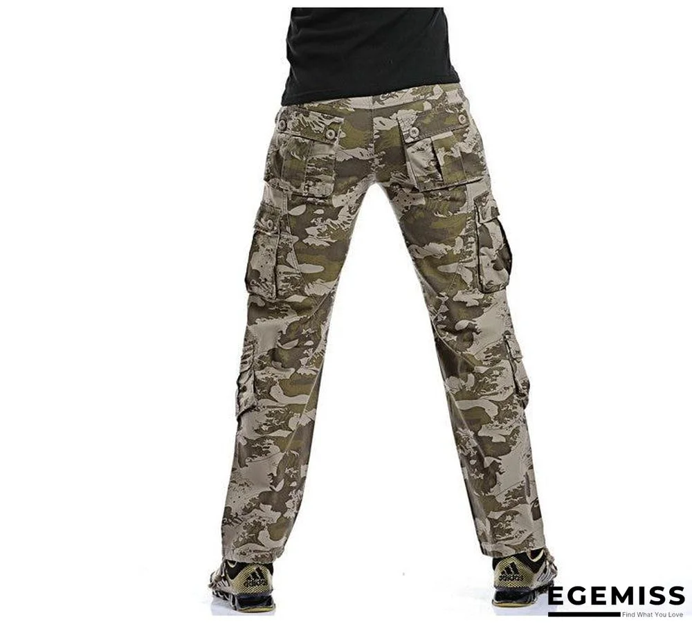 Men Cotton Cargo Pants Men Military Style Tactical Workout Straight Men Trousers Casual Camouflage Man Pants | EGEMISS