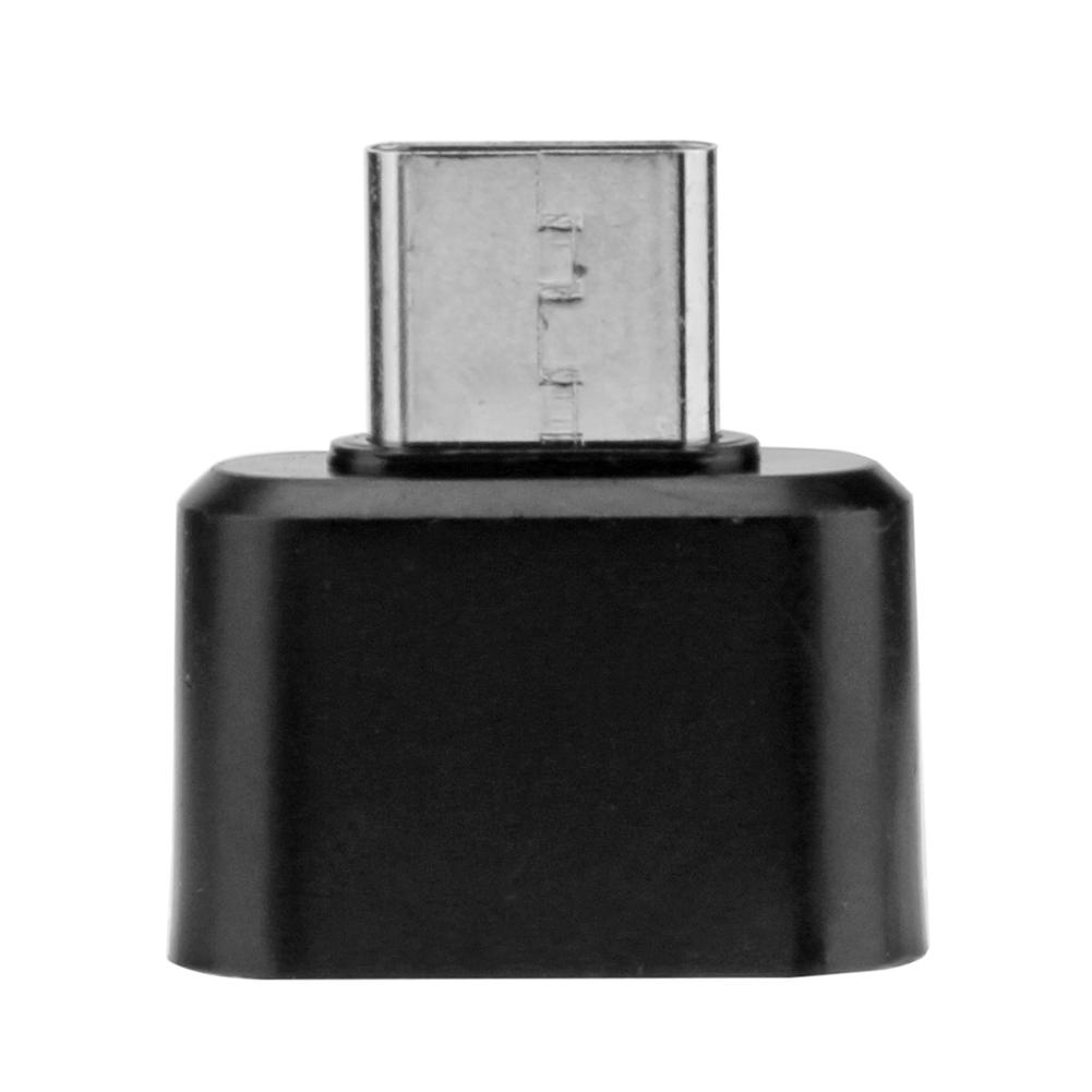 

Type-C OTG Adapter Connector Type-C Male to USB Female Converter (Black, 501 Original