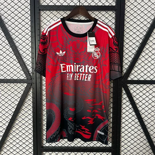 2024/2025 Real Madrid Special Edition Red and black Football Shirt1:1 Thai Quality