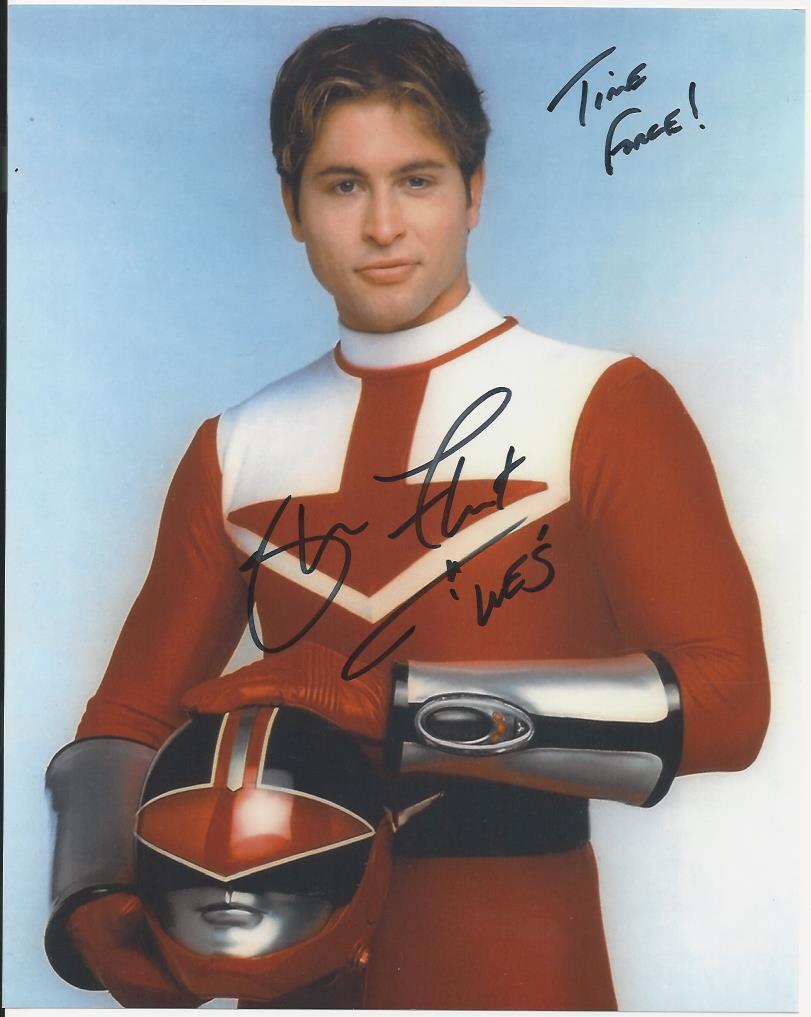 Jason Faunt - Power Rangers Time Force signed Photo Poster painting