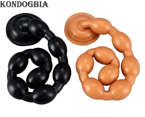 pornhint Pornhint 2 Colors Long Anal Plug Prostate Massager Dildo Beads Anal Butt Plug Sex Toys