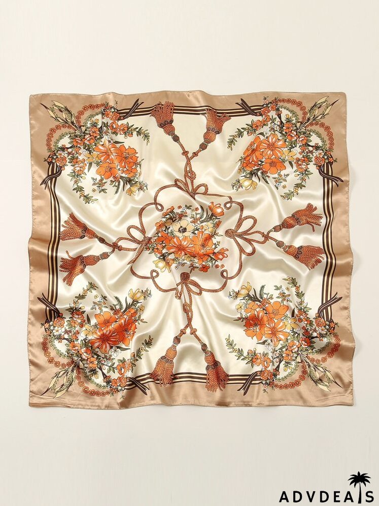 Flower Print Bandana