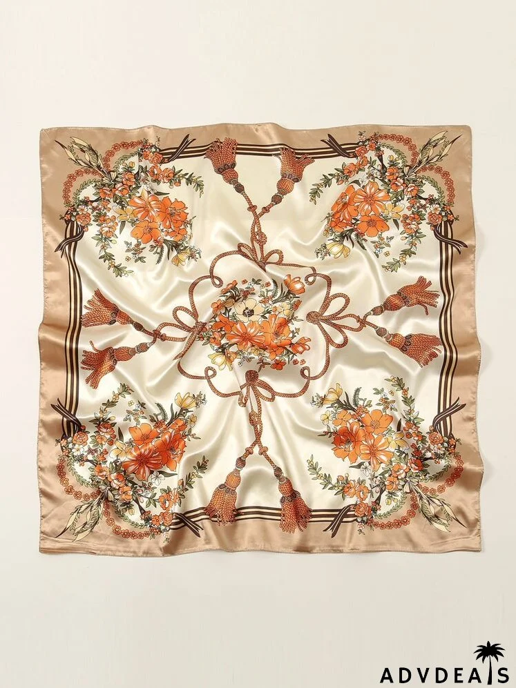 Flower Print Bandana