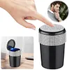 Car Ashtray with Lid Auto Ashtray Double Hole Flip Ashtray for Car Travel Agency