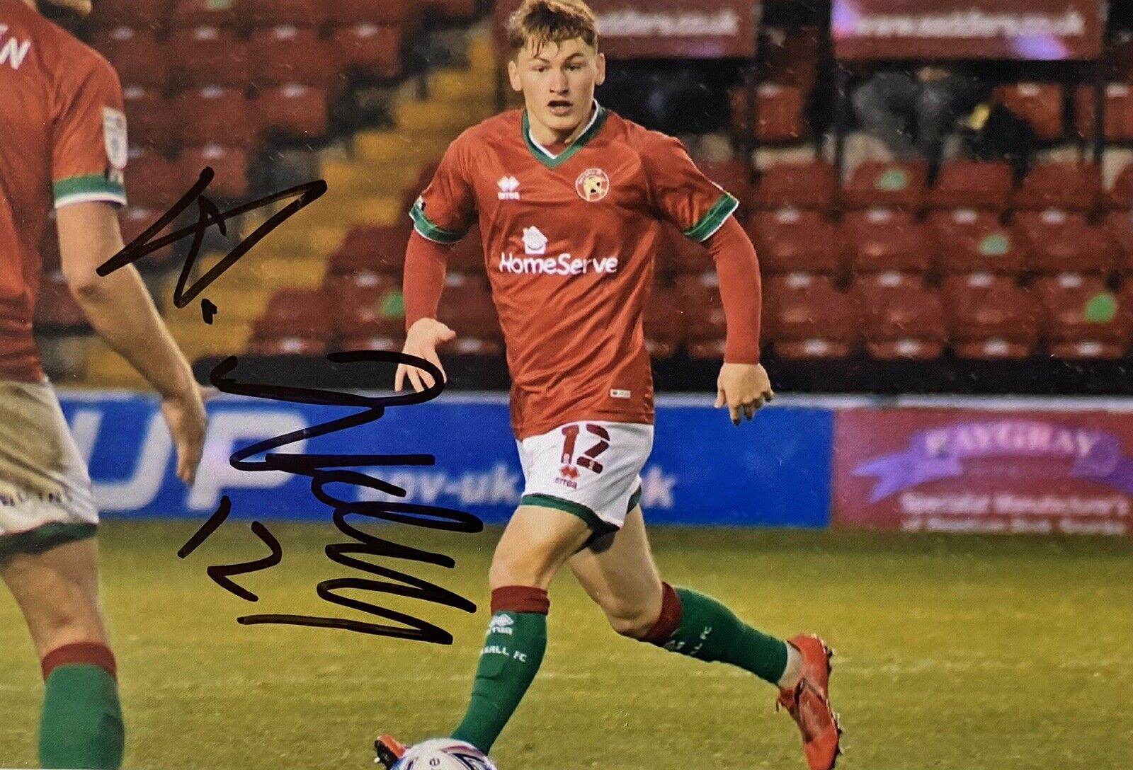 Alfie Bates Genuine Hand Signed Walsall 6X4 Photo Poster painting 2