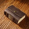 Handmade Portable Mini Notebook in Top-Grain Cowhide