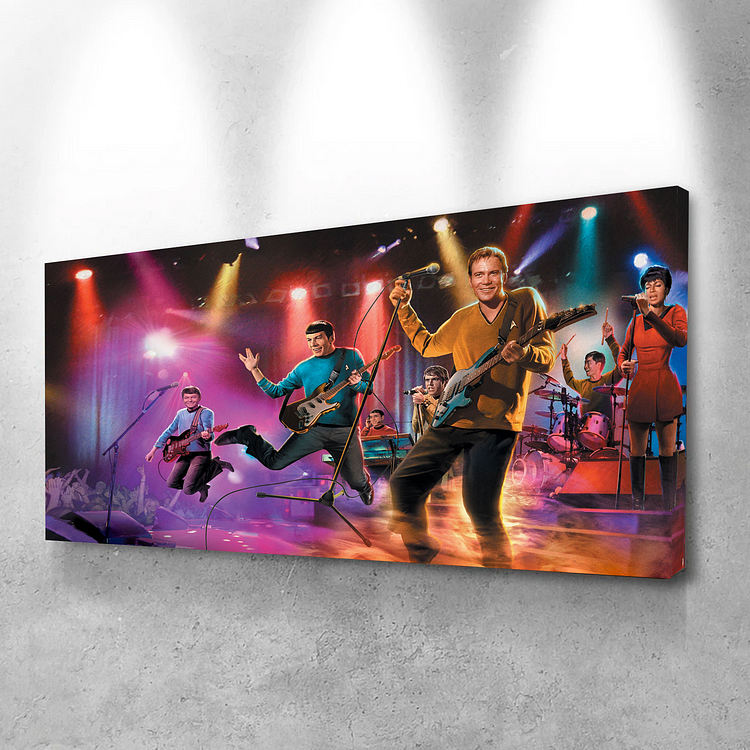 Star Trek Band Canvas Wall Art
