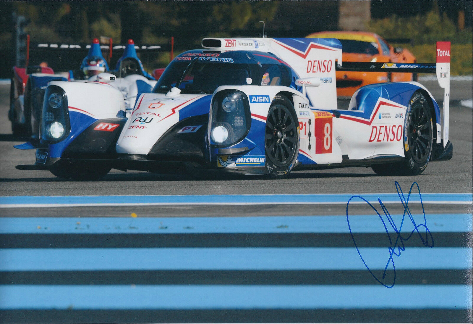 Anthony DAVIDSON SIGNED Autograph Photo Poster painting AFTAL COA Le Mans 24 hour Toyota HYBRID