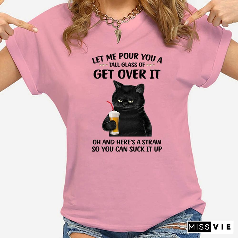 Fashion New Cat T-Shirt Men And Women Cartoon T-Shirt Harajuku Streetwear T-Shirt Casual Tops Tees