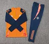 2024/2025 Manchester United Half-Pull Training Suit Orange Football Shirt 1:1 Thai Quality Set love fball