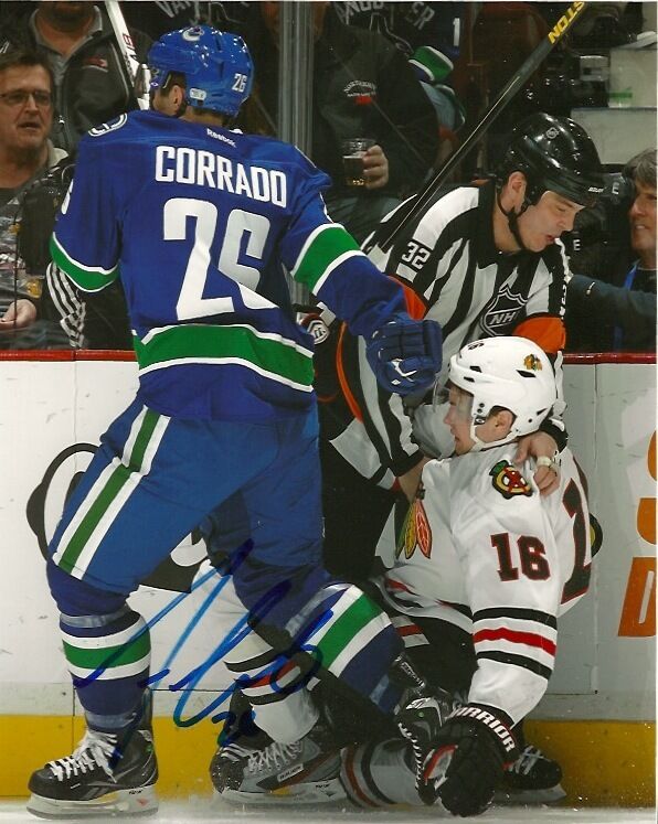 Vancouver Canucks Frank Corrado Autographed Signed 8x10 Photo Poster painting COA