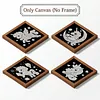 12Pcs DIY Pearl Painting Flying Horse for Home Wall Decor(15x15cm)