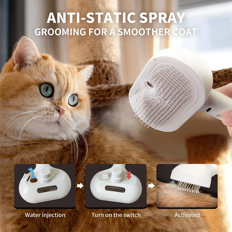 SAKER&reg; Spray Cat Brush