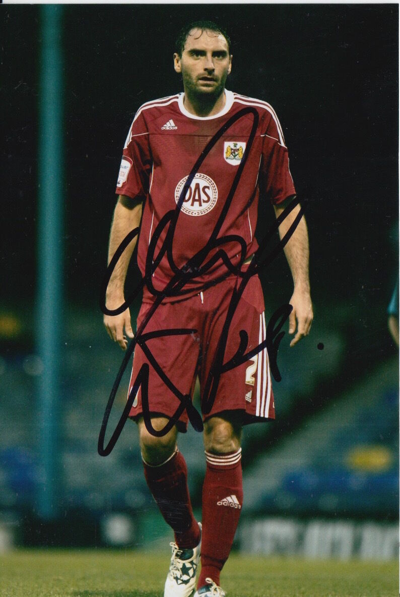 BRISTOL CITY HAND SIGNED NICKY HUNT 6X4 Photo Poster painting 1.