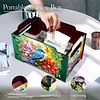 DIY Diamond Painting Rectangular Storage Rack Colorful Pattern Can Be Stacked Storage Box Kits