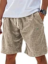 Men's Lace Up Retro Casual Shorts