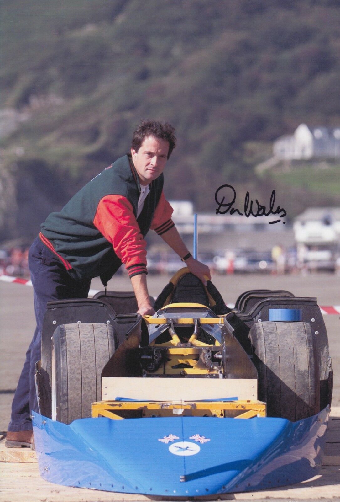 Don Wales Hand Signed 12x8 Photo Poster painting - Land Speed Records Bluebird 2.