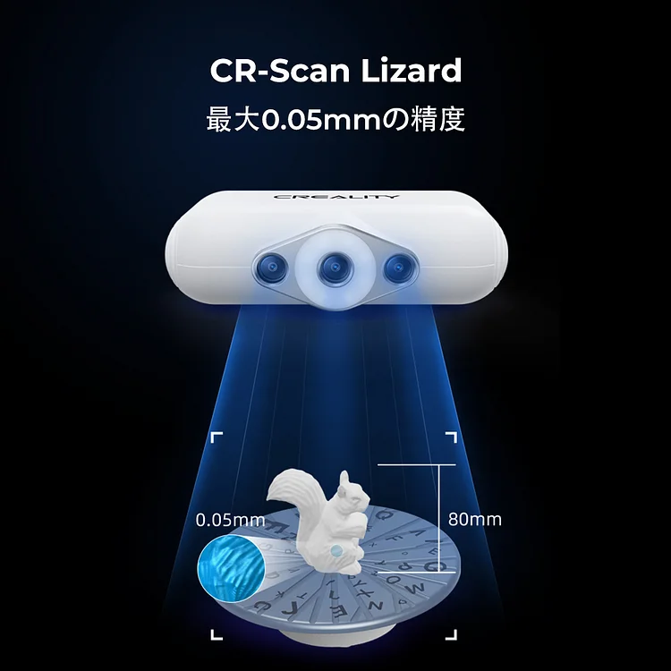 CR-Scan Lizard 3Dスキャナープレミアムコンボ