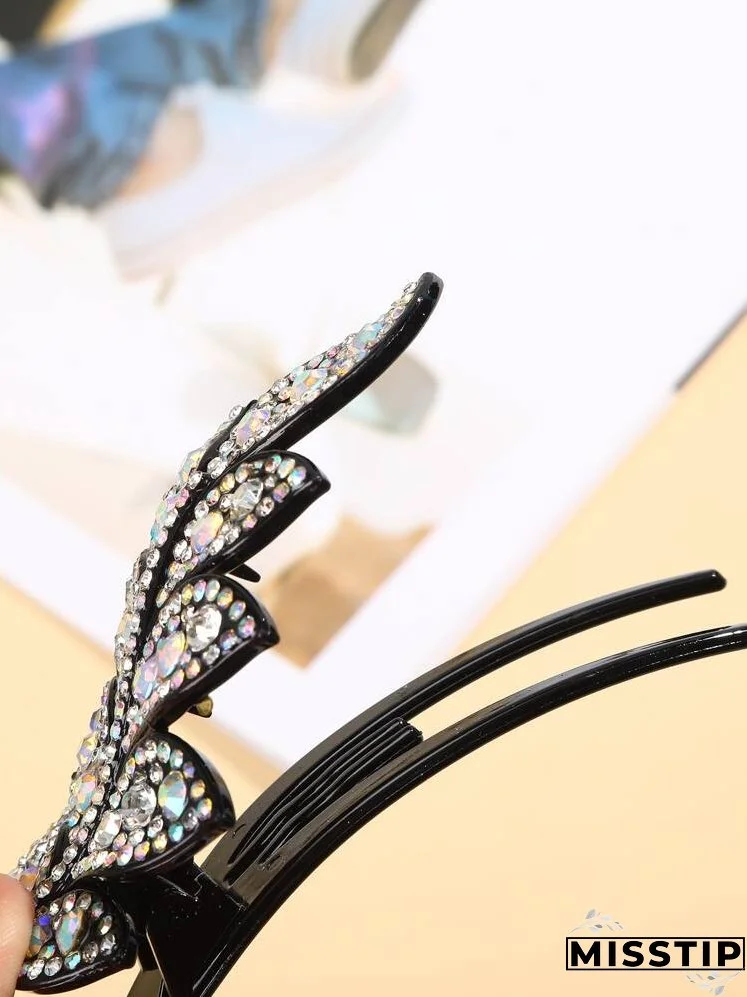 Rhinestone Decor Hair Clip