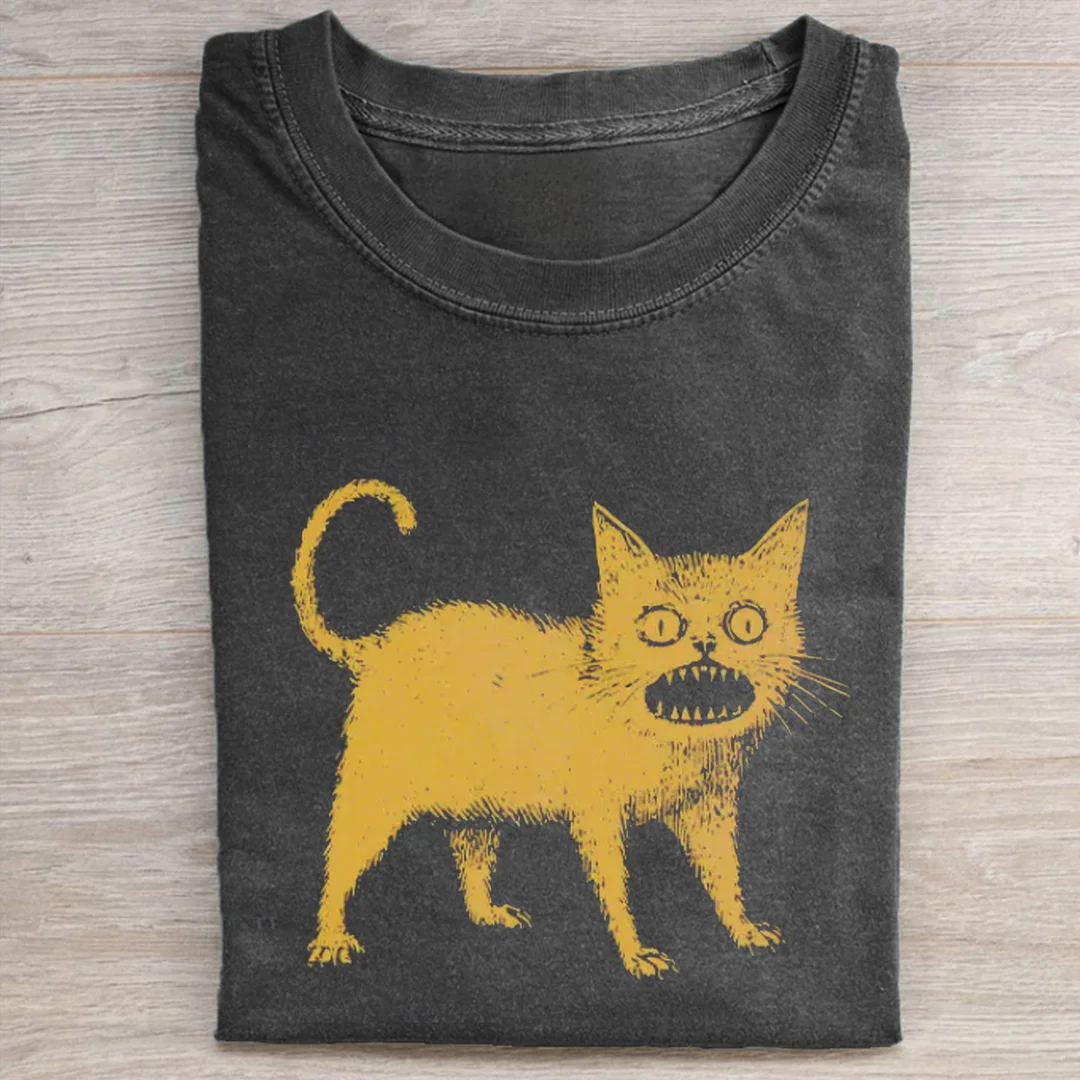 Horrible Japanese Cat T-shirt