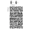LED Solar House Number Light Digital Address Indication Doorplate Light
