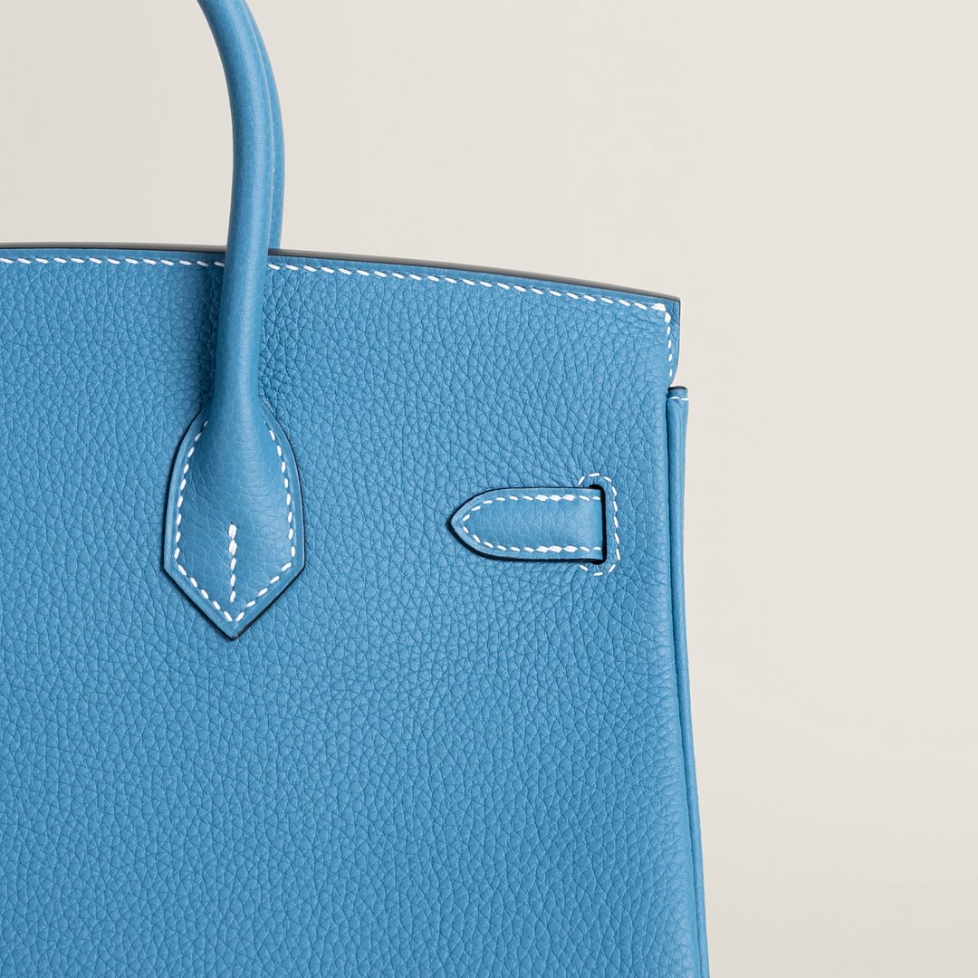 Birkin 25cm Togo 75 Blue Jean GHW