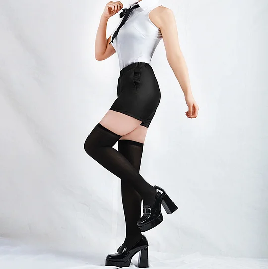 [Wetrose] In Stock Reze Cosplay Costume Chainsaw Man Bomb Devil Lady Girl Full Set Wig Halloween Xmas