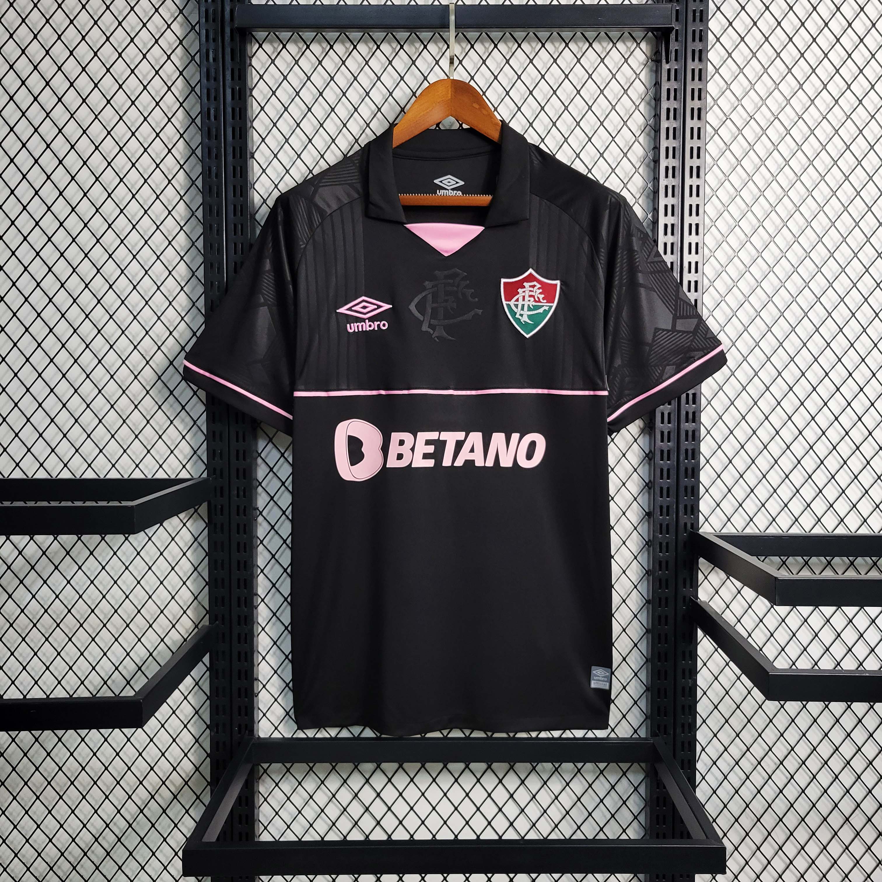 2023-2024 Fluminense Black GoalkeeperFootball Shirt 1:1 Thai Quality