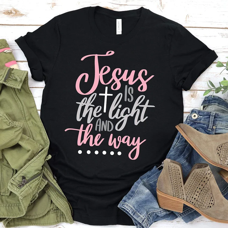 Jesus Is The Light Tee-Annaletters