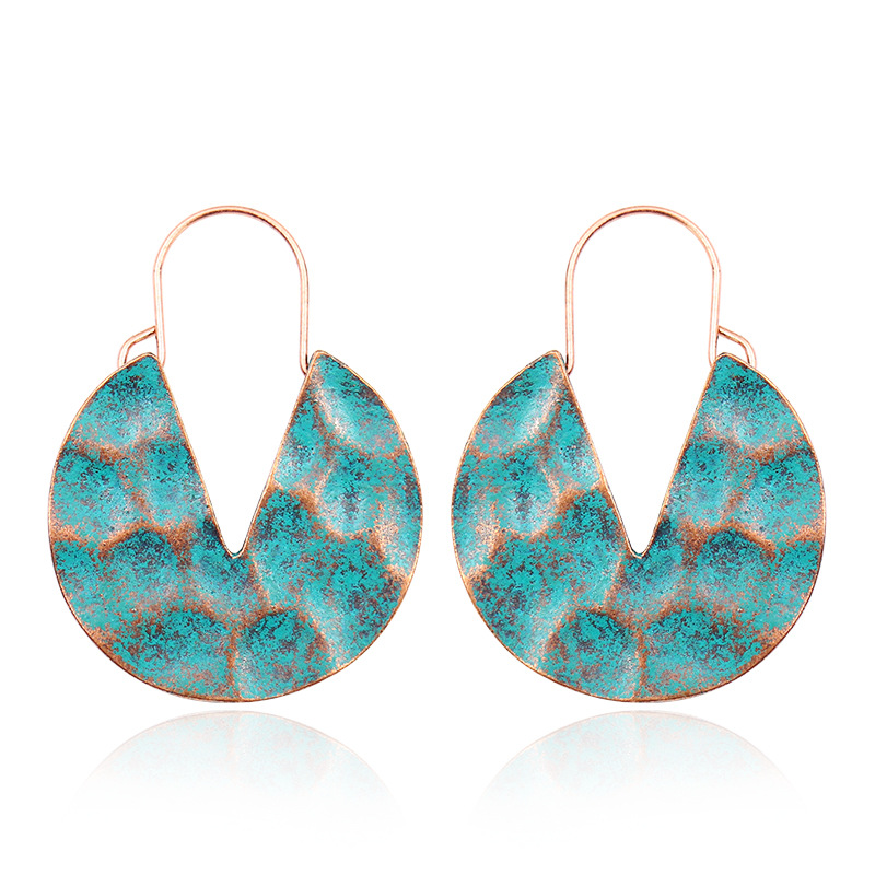 Women's Bohemian Court Hollow U-shaped Earrings