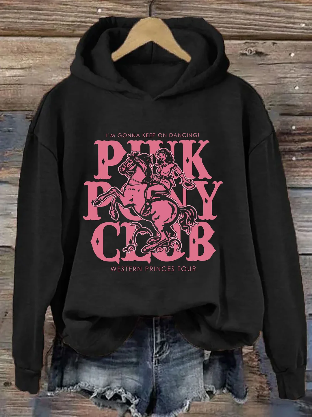 Pink Pony Club Hoodie