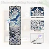 (US Local)Christmas Owl A5 Size Diamond Painting Notebook Set with 4Pcs Bookmark Gift