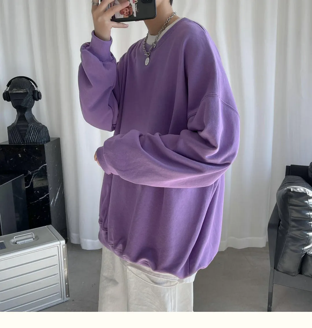 Brownm Boy Basic Oversized Sweatshirt