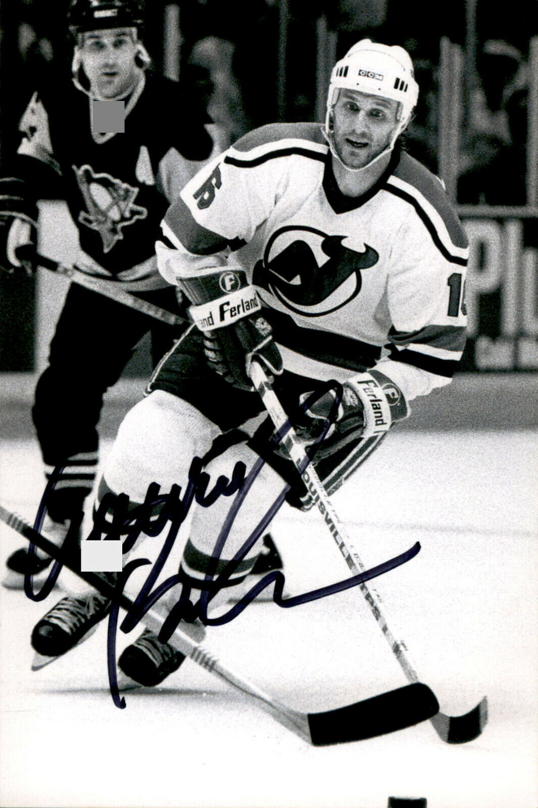 Laurie Boschmann SIGNED autographed 4x6 Photo Poster painting NEW JERSEY DEVILS #3