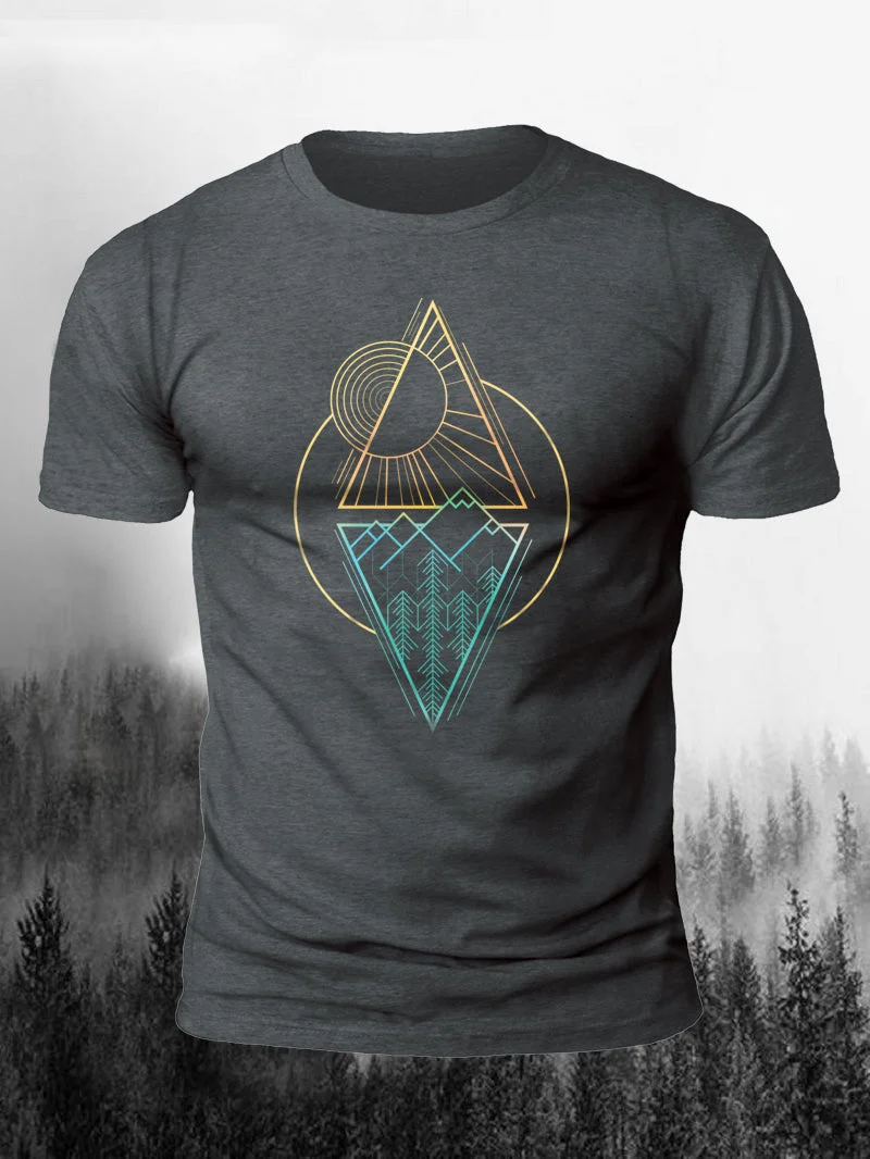 Men's Forest Return to Nature Short-Sleeved Shirt in  mildstyles