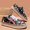 Gioiacombo&trade; 2022 autunno nuovo colore corrispondenza stampa signore scarpe casual bocca superficiale