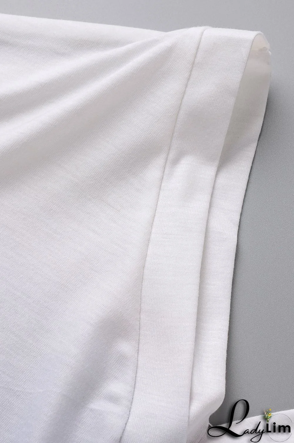 Black Casual Gradual Change Print Patchwork Slit V Neck Half Sleeve Two Pieces