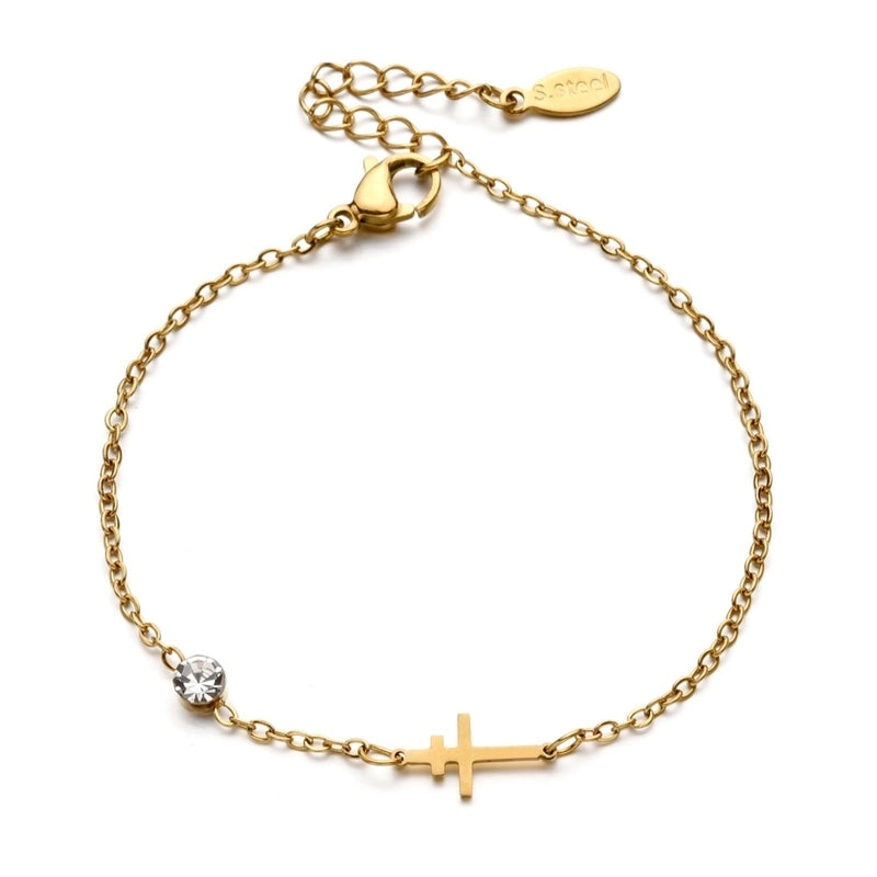 Basic Minimalist Classic Style Letter Hot Air Balloon Heart Shape 304 Stainless Steel Bracelets In Bulk