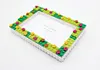 Starry Sky DIY Building Block Photo Frame Kit,Creative Handmade Assembled Photo Frame Handmade Craft Gift Home Tabletop Display Decor