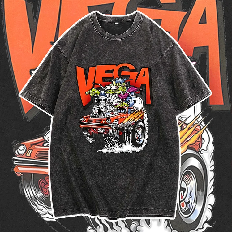 Davidhawaii100% Cotton Casual Men's car culture printed T-shirt-100%Cotton